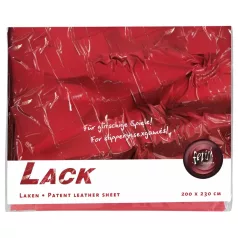   Lakk - σεντόνι PVC αδιάβροχο - 200x230εκ - κόκκινο