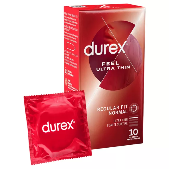 Durex - προφυλακτικά ultra thin - φυσική αίσθηση - 10 τεμάχια