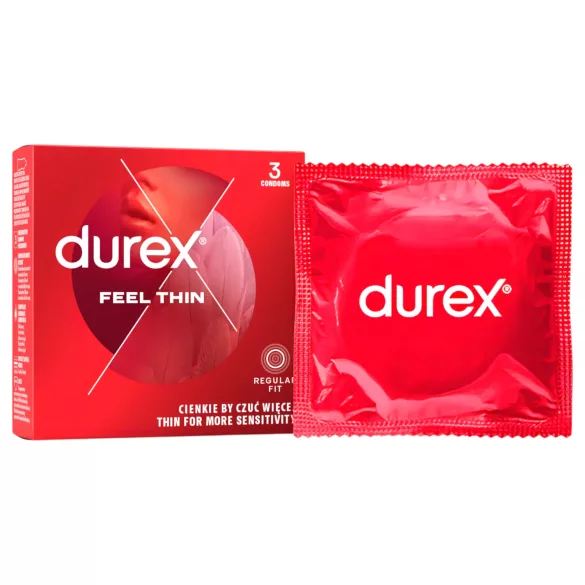 Durex Feel Thin - προφυλακτικό με φυσική αίσθηση (3 τεμ.)