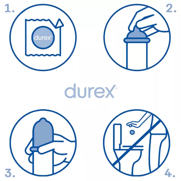 Durex Feel Thin - προφυλακτικό με φυσική αίσθηση (3 τεμ.)