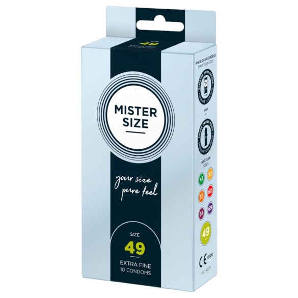 Mister Size λεπτό προφυλακτικό - 49mm (10τμχ)