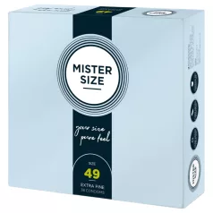   Mister Size - λεπτό προφυλακτικό - 49mm - συσκευασία 36 τεμαχίων