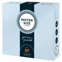   Mister Size - λεπτό προφυλακτικό - 57mm - συσκευασία 36 τεμαχίων