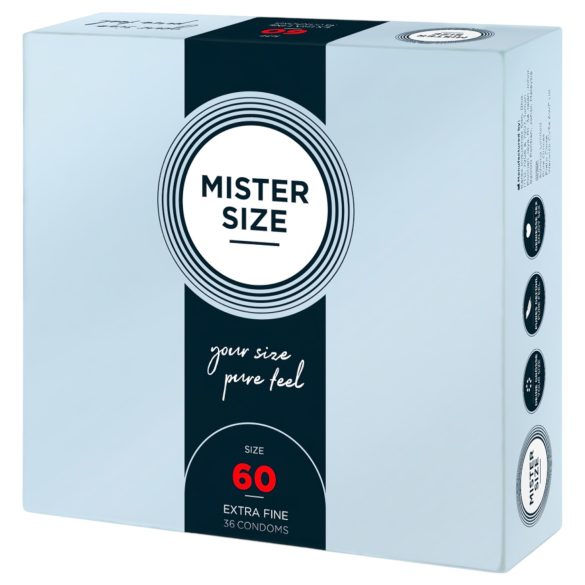 Mister Size λεπτά προφυλακτικά - 60mm (36τμχ)