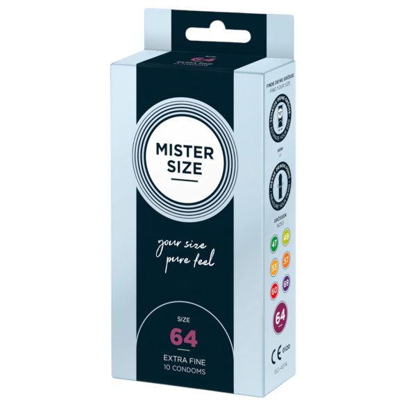 Mister Size λεπτά προφυλακτικά - 64mm (10 τεμ)