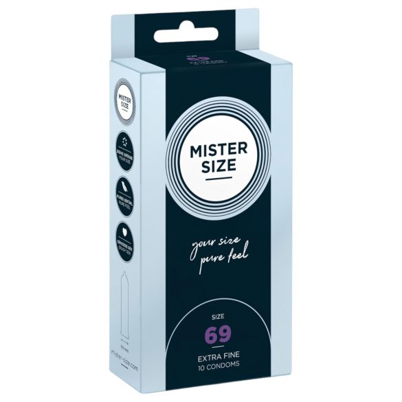 Mister Size - λεπτό προφυλακτικό - 69mm - 10 τεμάχια