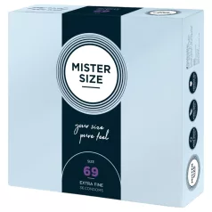  Mister Size - λεπτό προφυλακτικό - 69mm - συσκευασία 36 τεμαχίων