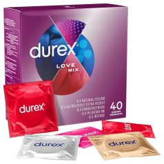   Durex - προφυλακτικά Love Mix - πακέτο 40 τεμαχίων