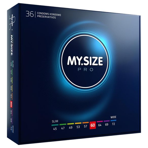 My Size Pro - εξαιρετικά λεπτό προφυλακτικό - 60mm (36 τεμ.)