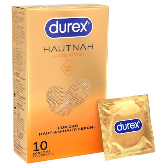 Durex Hautnah - προφυλακτικά χωρίς λάτεξ - 10 τεμάχια