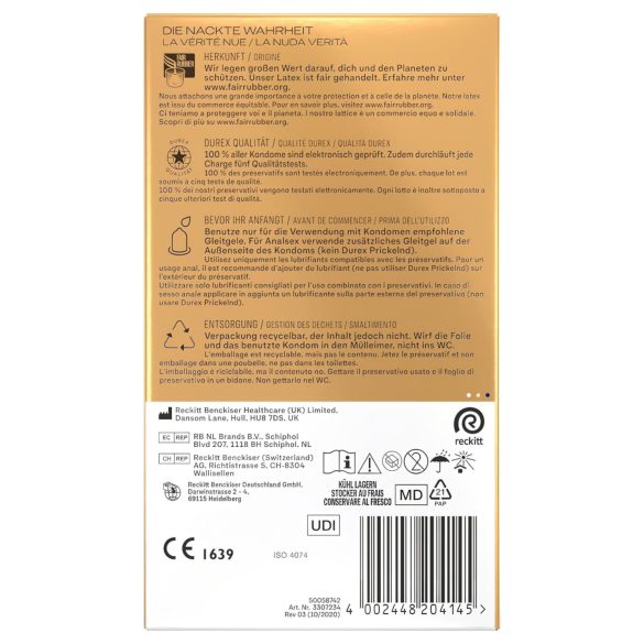 Durex - προφυλακτικά extra λεπτά - 10 τεμάχια