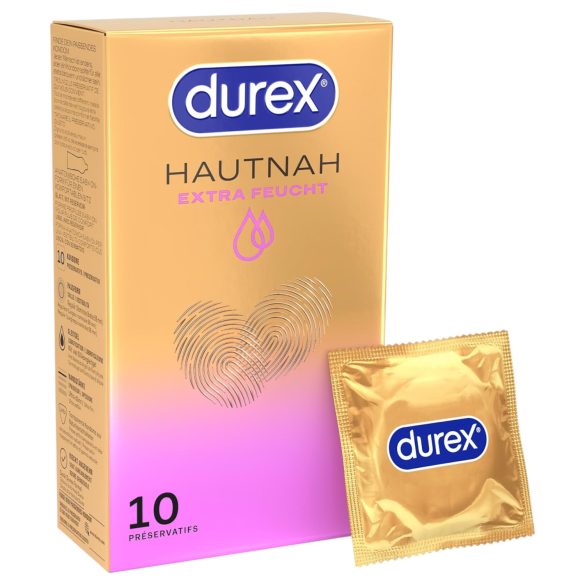 Durex "Στενή Επαφή" - επιπλέον λιπαντικό προφυλακτικά (10 τεμ)