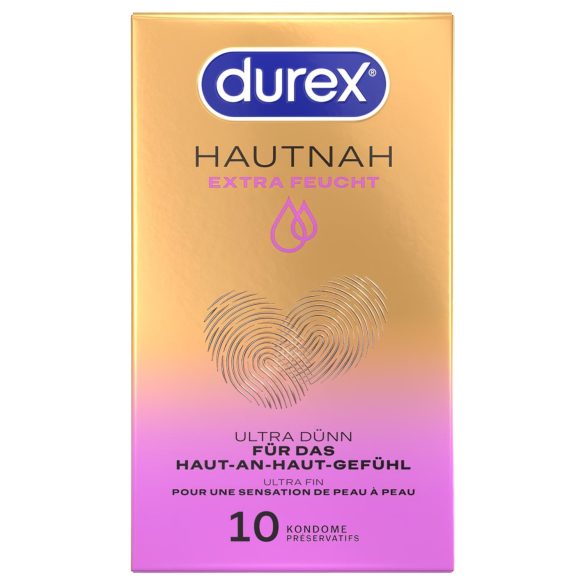 Durex Hautnah - προφυλακτικά extra λιπαντικό - 10 τεμάχια