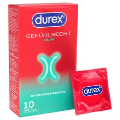 Durex - Slim προφυλακτικά (10 τεμάχια)