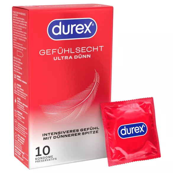 Durex - εξαιρετικά λεπτά προφυλακτικά (10 τεμ.)