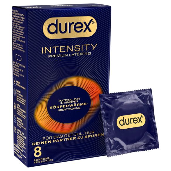 Durex Intensity - λεπτά, χωρίς λάτεξ προφυλακτικά (8 τεμ)