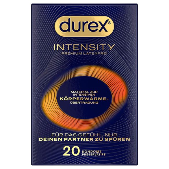 Durex Intensity - λεπτό, χωρίς λατέξ προφυλακτικά (20 τεμ)