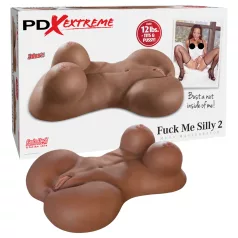   Pipedream Fuck Me Silly Sista - καφέ γυναικείο ανδρείκελο/κορμός αυνανισμού (5,7 kg)