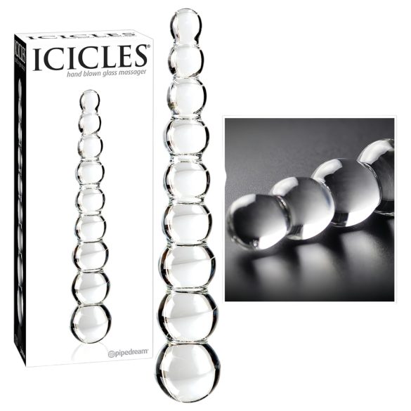 Ιcicles No. 2 - γυάλινος δονητής σφαίρας (διαφανής)