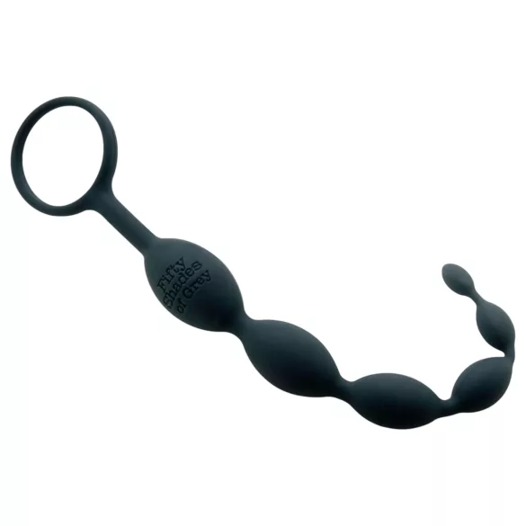 Fifty Shades of Grey - πρωκτικό ομοίωμα με χάντρες - γκρι