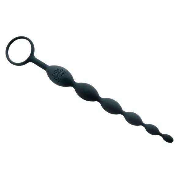 Fifty Shades of Grey - πρωκτικό ομοίωμα με χάντρες - γκρι