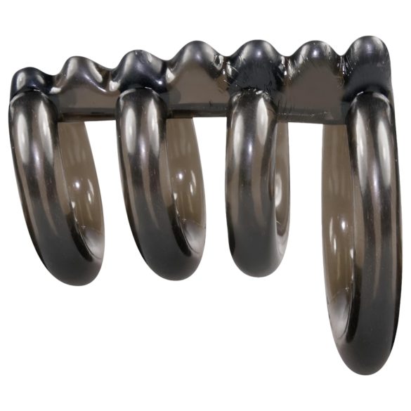 Bad Kitty - δαχτυλίδι πέους με καρφιά - τετραπλό - άνδρας