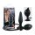 You2Toys True Black - φουσκωτός διαστολέας πρωκτού (μαύρο)