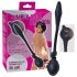 You2Toys - φουσκωτό πρωκτικό dildo (μαύρο)