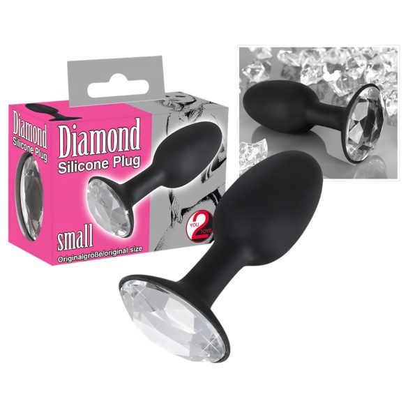 You2Toys - Diamond - σιλικόνη πρωκτική τάπα (μικρό)