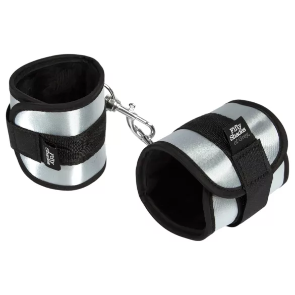 Fifty Shades of Grey - χειροπέδες καρπού για ζευγάρια - γκρι