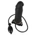 You2Toys Φουσκωτό Strap-On - Κομψή, σιλικόνη δονητής (μαύρο)