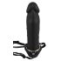 You2Toys Φουσκωτό Strap-On - Κομψή, σιλικόνη δονητής (μαύρο)