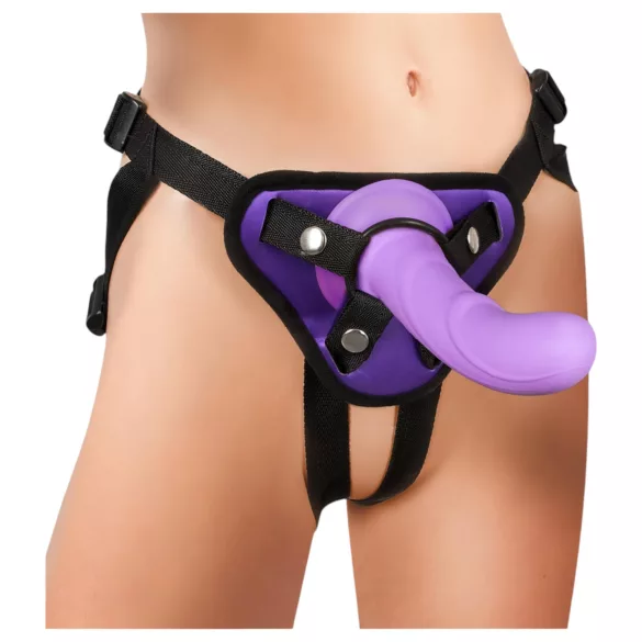 You2Toys - καθολικό εσώρουχο με ζώνη, για προσαρμοζόμενα προϊόντα διαμέτρου 4-5 cm (μοβ)