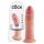King Cock 9 - Ρεαλιστικός δονητής με βεντούζα (23cm) - Φυσικό