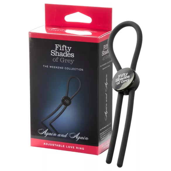 Fifty Shades of Grey - Δαχτυλίδι πέους - ελαστικό - γκρι