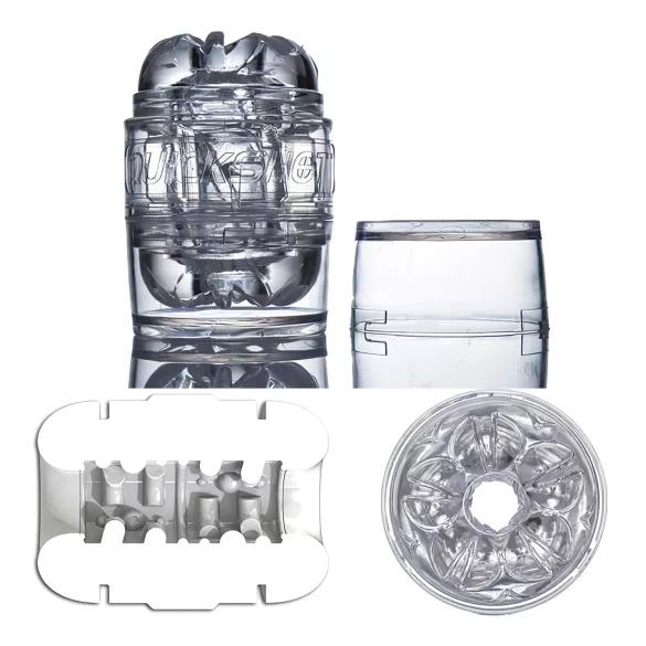 Fleshlight Quickshot Vantage - ανδρικός travel αυνανιστής διαφανές