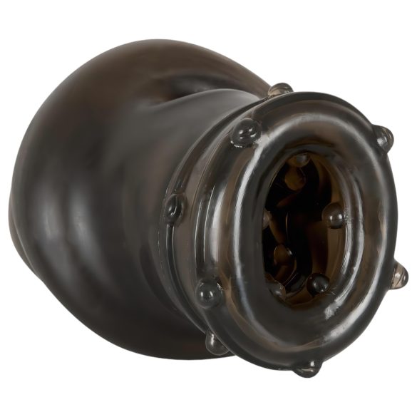 Rebel - προέκταση πέους με ραβδώσεις - γκρι