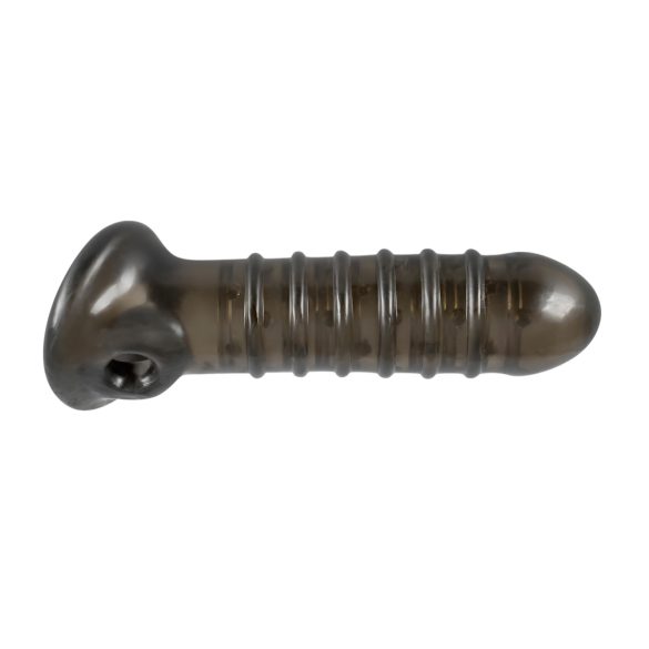 Rebel - προέκταση πέους με ραβδώσεις - γκρι