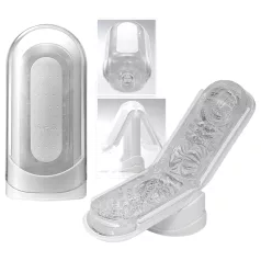   TENGA Flip Zero - ανδρικό masturbator - λευκό - σούπερ αίσθηση