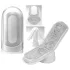 TENGA Flip Zero - ανδρικό masturbator - λευκό - σούπερ αίσθηση