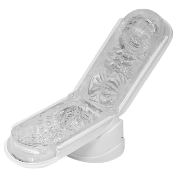 TENGA Flip Zero - ανδρικό masturbator - λευκό - σούπερ αίσθηση