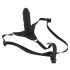 You2Toys - Σιλικόνη Strap-On - Προσαρμοζόμενο Δονητής (Μαύρο)