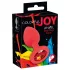 Colorful JOY - πρωκτικό βύσμα σιλικόνης μικρό - κόκκινο