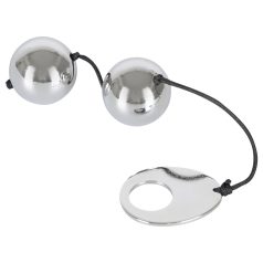   Bad Kitty - μπίλια kegel για γυναίκα - ασημί