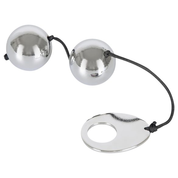 Bad Kitty - μπίλια kegel για γυναίκα - ασημί