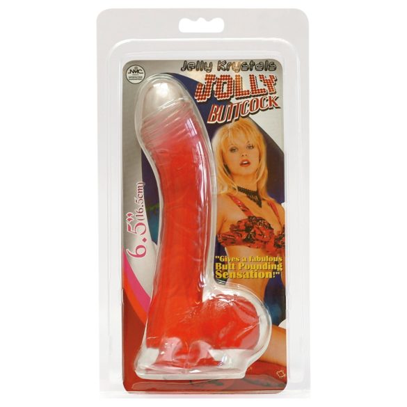 Jolly - ομοίωμα πέους - 17cm - κόκκινο