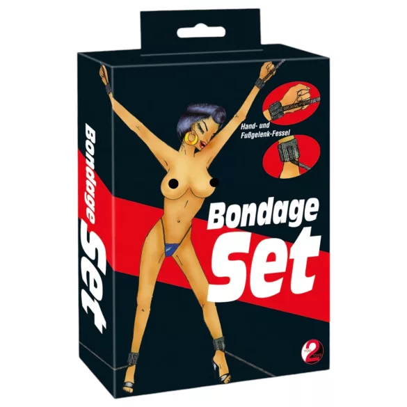 You2Toys - σετ bondage 4 τεμαχίων - αξεσουάρ παιχνιδιών σεξ