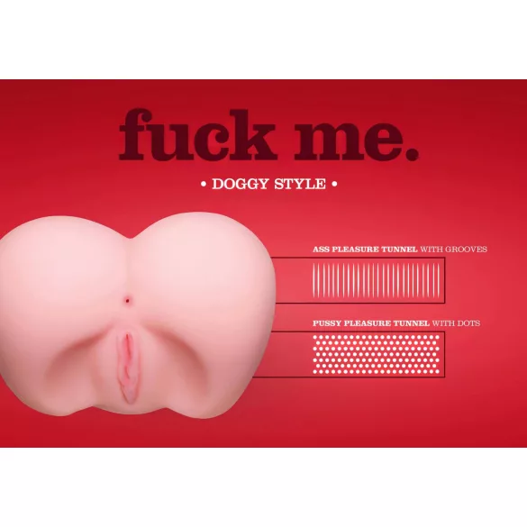 You2Toys - ομοίωμα γλουτών με διείσδυση - ρεαλιστικό σιλικόνη μπεζ