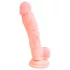 Medical - δονητής σιλικόνης για γυναίκα - 18cm - φυσικό χρώμα