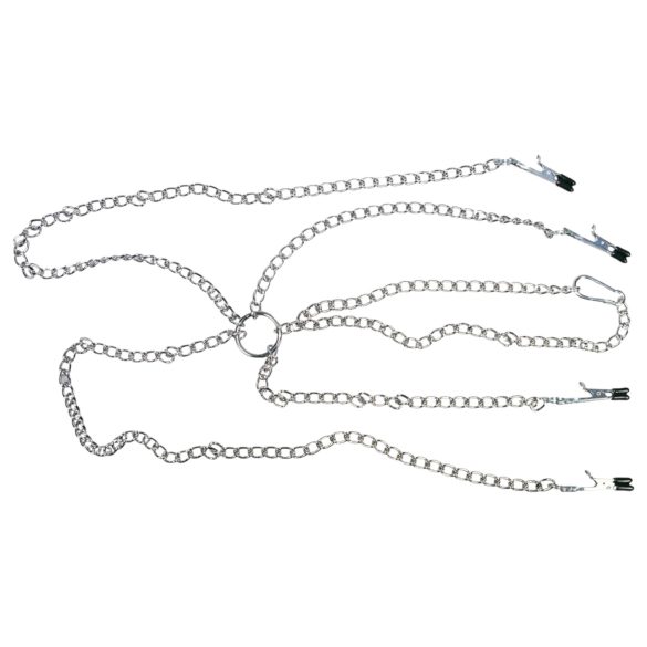 Αλυσίδα σεξ - τσιμπιδάκια θηλής - γυναικείο